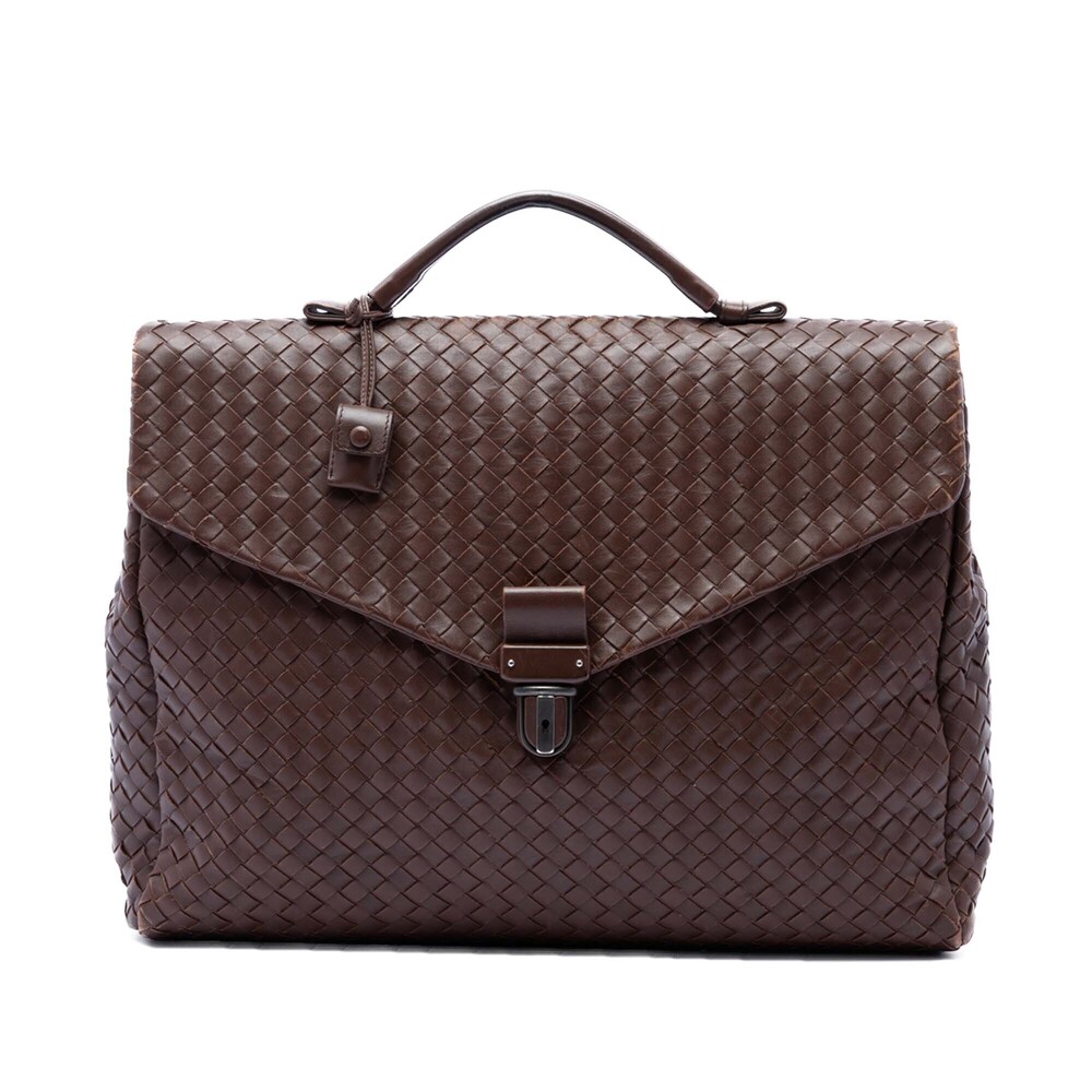Pre-Loved Bottega Veneta Nappa Intrecciato Briefcase